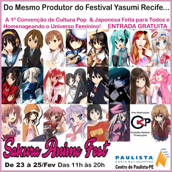 Shopping Paulista promove o Sakura Anime Fest