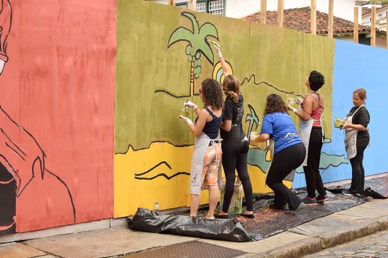 Tapume+Arte em ação no Carnaval de Ouro Preto