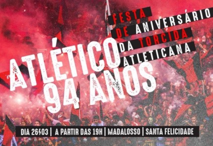 Sem festa oficial, torcida se mobiliza para celebrar os 94 anos do Furacão