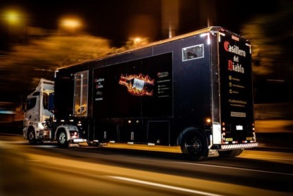 Truck van da Casillero chega ao Rio de Janeiro