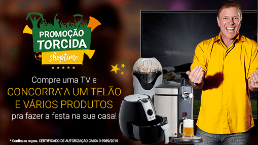 “Torcida Shoptime” dará TV 4K de 55 polegadas