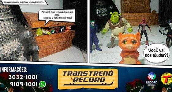 Transtrenó&Record entra em ação em Brasília