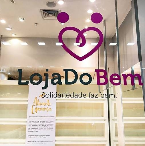 "Loja do Bem" arrecada doações para a "Alimente a Esperança"