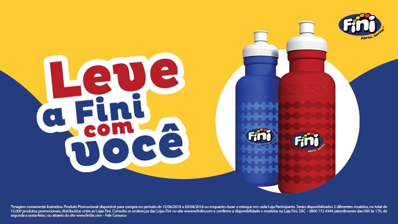 Fini apresenta a campanha "Leve a Fini com você" Fini apresenta a campanha "Leve a Fini com você"
