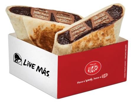 Taco Bell cria sobremesa recheada com KitKat