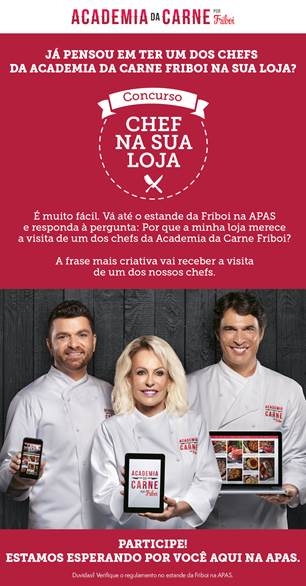 Academia da carne vai levar chefs aos PDV´s
