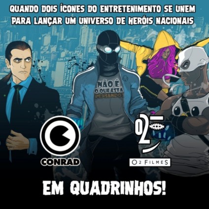 O2 Filmes e Conrad Editora participam de painel na CCXP