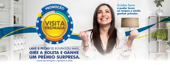 Quality Lavanderia lança promoção "Visita premiada"