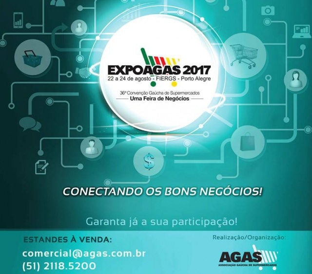 Expoagas 2017 está com 70% dos estandes vendidos