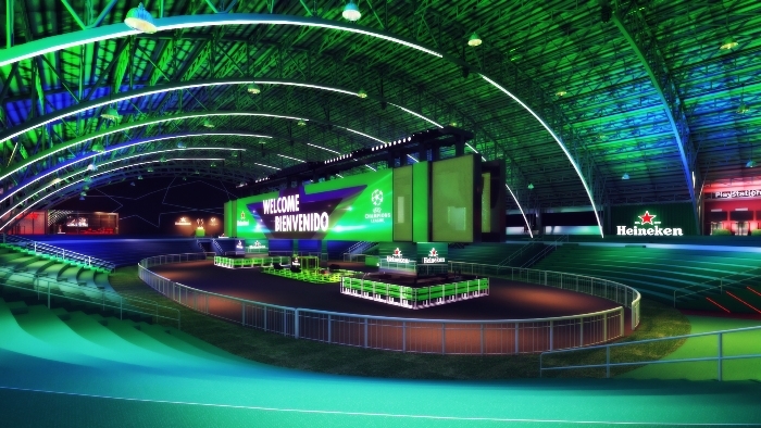 Heineken leva a maior TV do mundo ao Pacaembu