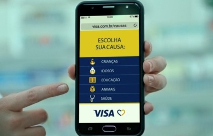Visa surpreende consumidores com câmeras escondidas