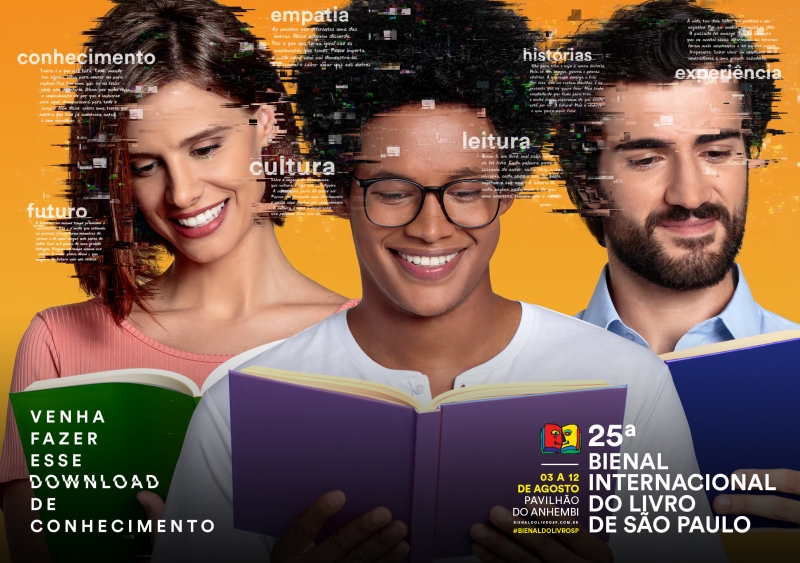 Ogilvy assina campanha da Bienal do Livro