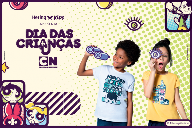 Hering Kids faz parceria com Cartoon Network