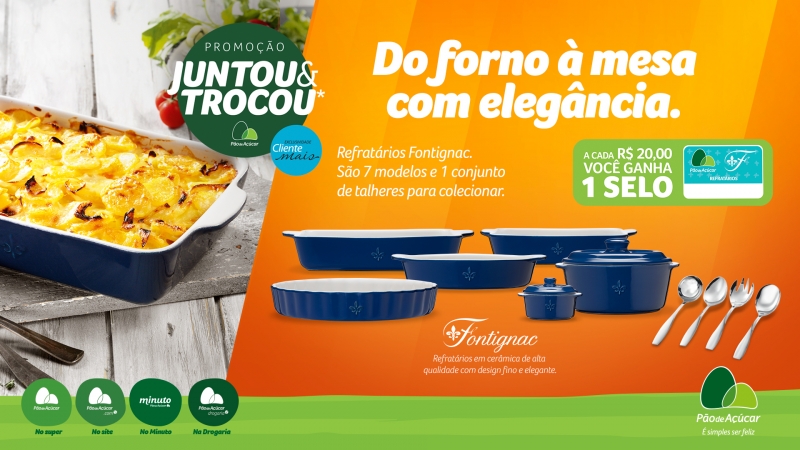 Pão de Açúcar começa nova fase da promoção Junte-Troque