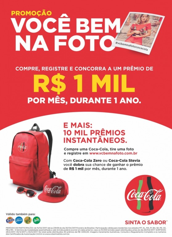 Solar Coca-Cola lança promoção  "Você Bem na Foto"