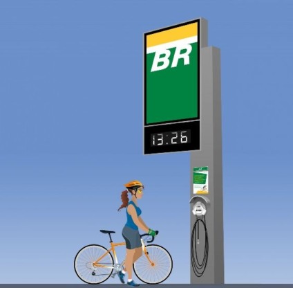 Relógios de rua são transformados em calibradores pela Petrobras