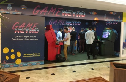 Game retrô no Pátio Brasil