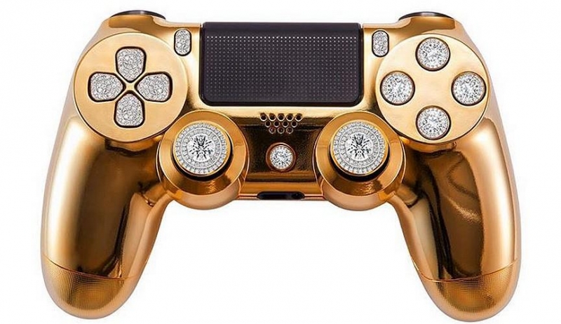 Console de PS4 com ouro e diamantes é a novidade da Brikk