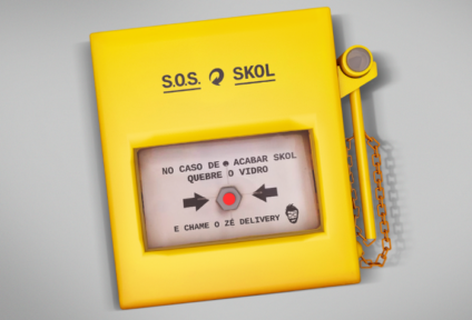 Skol e Zé Delivery criam botão para pedido de cerveja