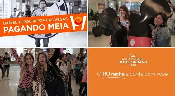 Hotel Urbano desafia pessoas em shopping com viagem surpresa