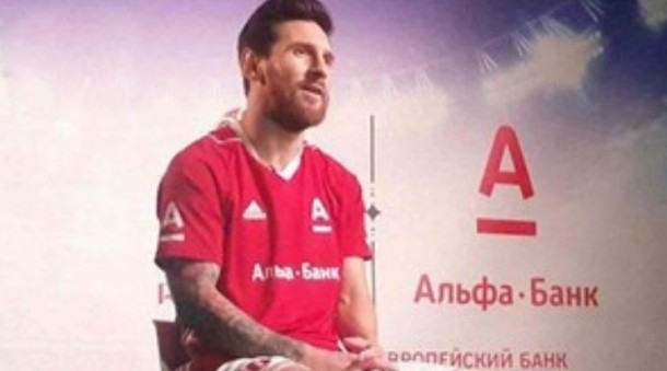 Alfa-Bank nomeia Lionel Messi como embaixador