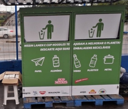Nissin vai reciclar embalagens de Cup Noodles pós-consumo