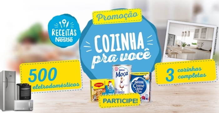 Receitas Nestlé realiza a promo Cozinha para você