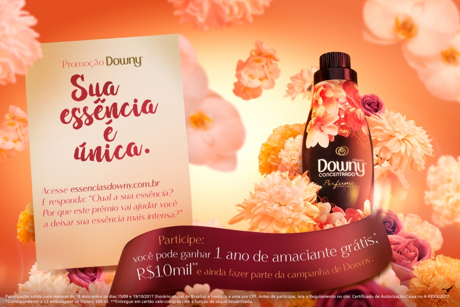 Integer\OutPromo cria promoção "Downy. Sua essência é única"