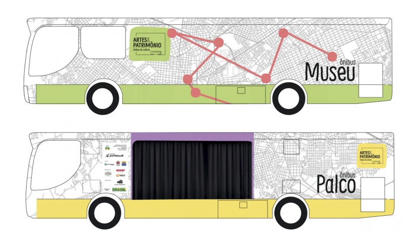 "Ônibus da Cultura" ganha as ruas de Curitiba