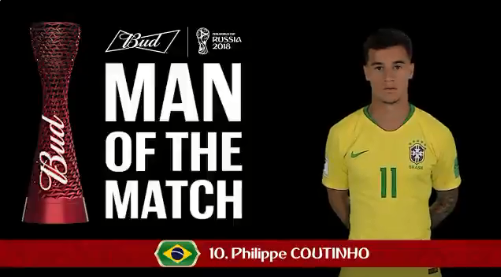 Tem início o "Budweiser Man Of The Match"