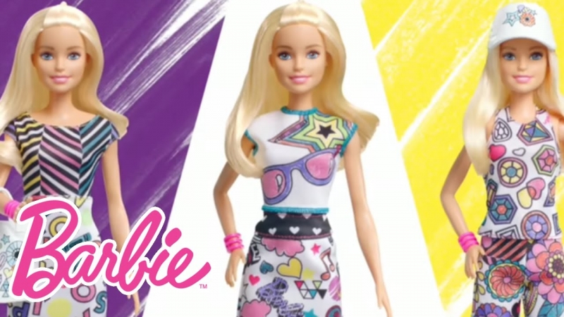 Barbie faz parceria com a marca Crayola