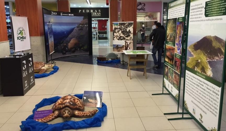 Floripa Shopping recebe exposição de Biodiversidade Marinha de Santa Catarina