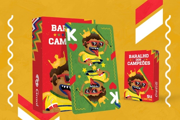 Coca-Cola e Graal criam card game comemorativo