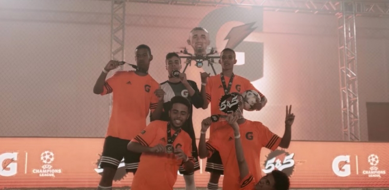 Gatorade surpreende com o "GabDroneJesus"