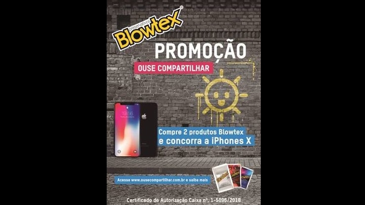 Blowtex dá Iphones X em promoção