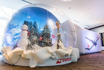 Swiss leva Globo de Neve para Curitiba