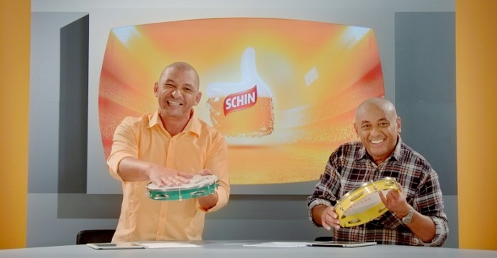 Caju e Castanha fazem resumo da copa nordeste em ação da schin
