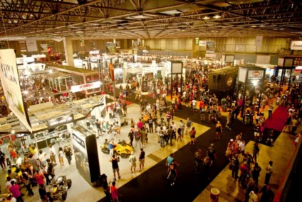 Riocentro sedia Salão Moto Brasil em Janeiro