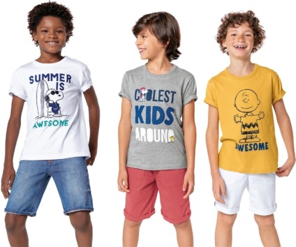 Hering Kids faz parceria com a Turma do Snoopy