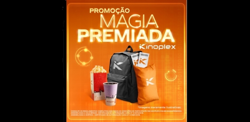 Centenas de prêmios na "Magia Premiada" do Kinoplex