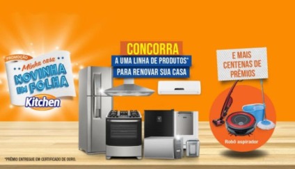 Casa novinha em folha na ação promo da Kitchen