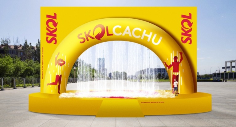 Skol anuncia cachoeira gigante para carnaval de BH