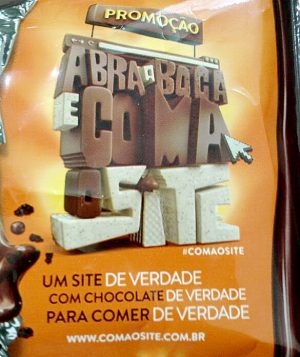 Campanha da Aktuellmix convida a comer site da Hershey´s