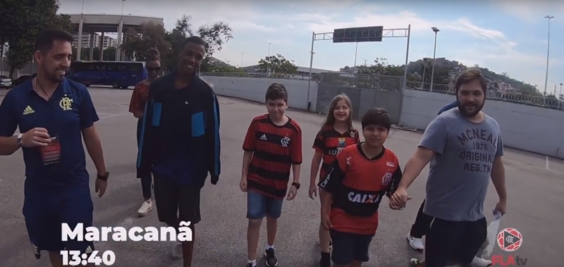 Flamengo divulga vídeo de projeto social