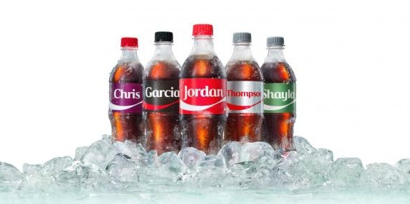 Coca-Cola coloca sobrenomes nas embalagens