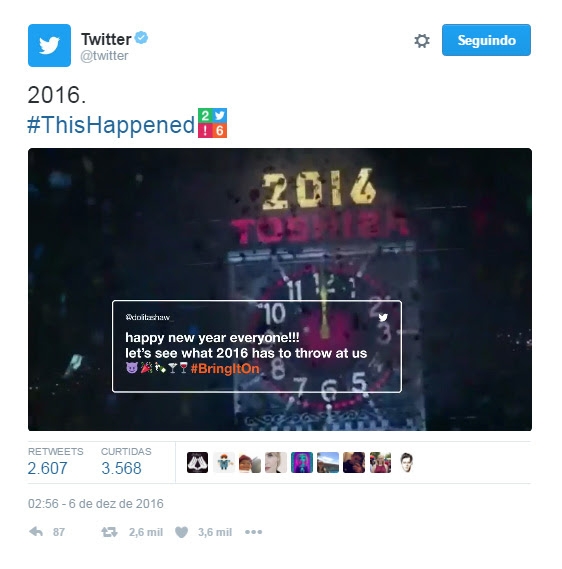 #Rio2016, sobre Olimpíada do Rio, é a hashtag mais comentada no Twitter neste ano
