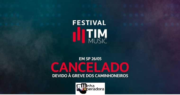 Festival TIM Music é cancelado horas antes de começar