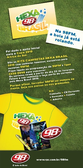 98FM lança kit da torcida para a Copa