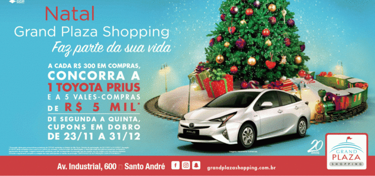 Promoção de Natal Grand Plaza Shopping