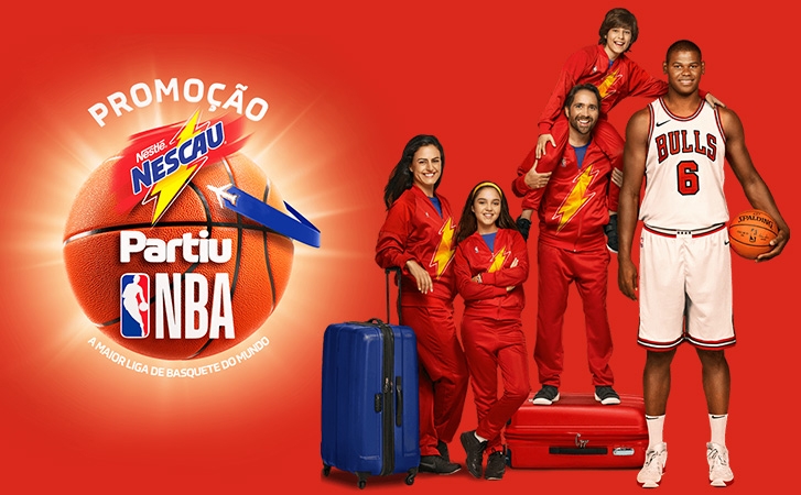 Nescau fecha parceria com a NBA e cria promoção